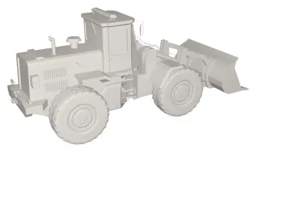 Backhole Tractor  3D model