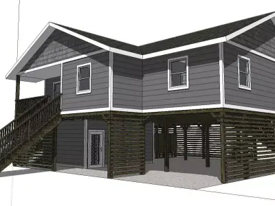 Creative Design-Holiday Cabin-0111 3D model