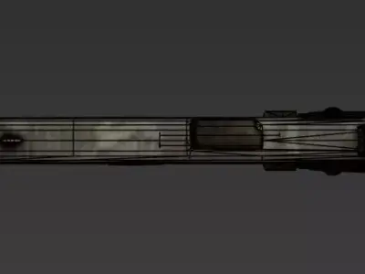Pistol Game Ready 3D model
