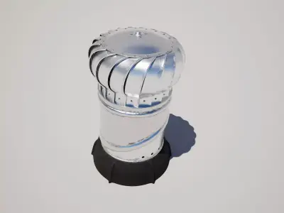 Whrilybird Rooftop Ventilation System  3D model