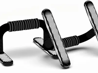 Pushup Bar 3D model