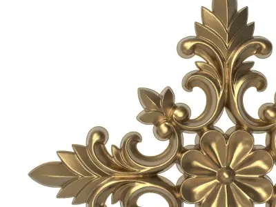 decorative pattern ready for 3D printing 3D model