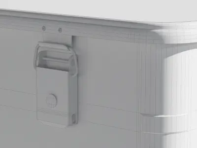 Aluminum Container 002 M 3D model