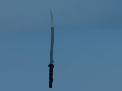 Sword Free low-poly 3D model 11