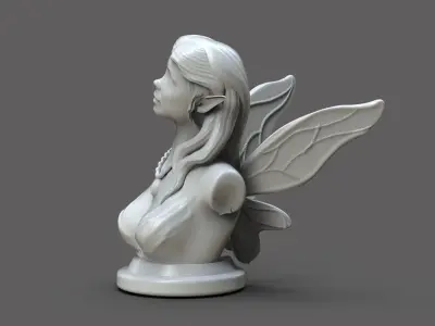 Fairy Bust 3D print model