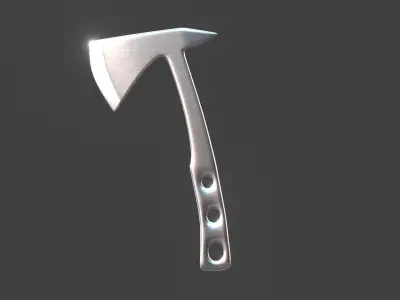 Throwing Axes Low-poly 3D model