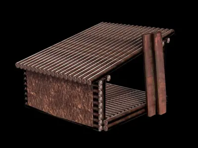 Viking tartack fantasy medieval  Low-poly 3D model