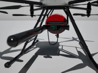 Fire Fighting Drone 3D model