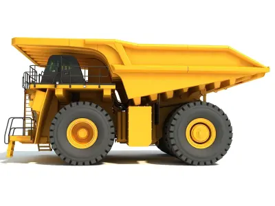 Mining Vehicles 3D Models 3D Model Pack