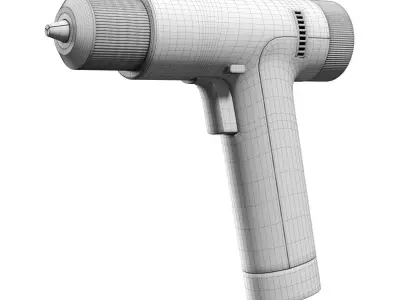  Xiaomi Cordless Drill Low-poly 3D model