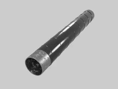 Pipe in VUS insulation 3D model