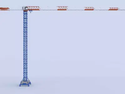 Tower Crane 3D model