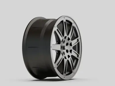 rims A style garage auto tuning  3D model
