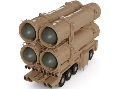 Military MRL 3D model by AndrewC - PBR