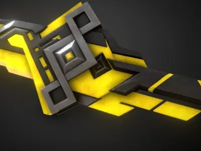 Summit Shaper Low-poly 3D model