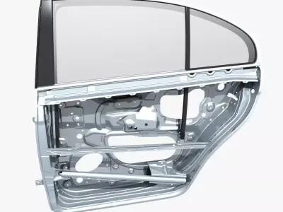 Car Door Structure 02 3D model