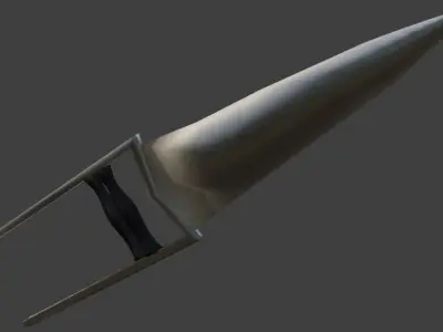 Katar metal spike 3D model
