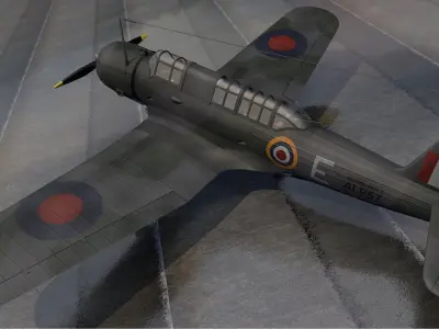 Vought Chesapeake  - RAF 3D model