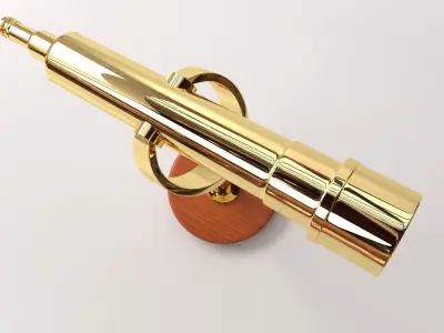 Desktop Telescope 3D model