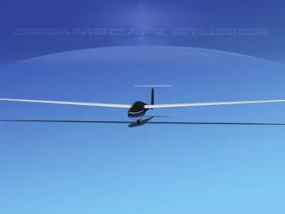 DG-400 15-Metre Motorglider V11 3D model