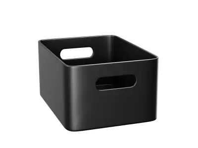Metal Storage Bin Free 3D model