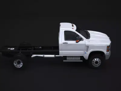 International CV Regular Cab 3D model