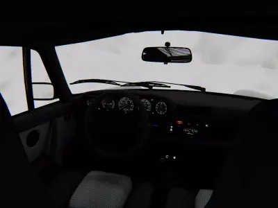 Porsche 911 Turbo  930  1970 Low-poly 3D model