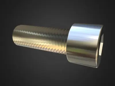 Screw 3D model purchase