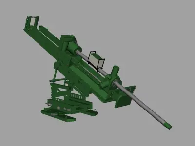 LM 75 Drill Rig 3D Model 3D model