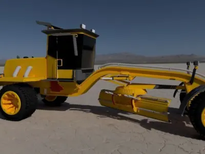sport grader 3D model