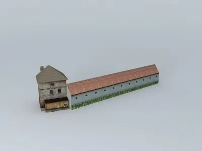 Sisak Fortress Stables Free 3D model