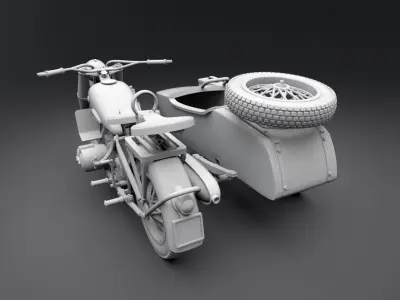 R75 1942 Scale model 3D print model