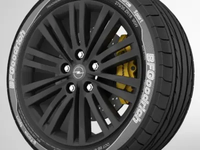wheel Opel Insignia 3D model