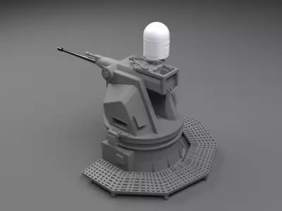 MK-38 Machine Gun System 3D model purchase