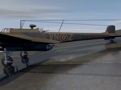 Handley Page Hampden Mk-1 3D model