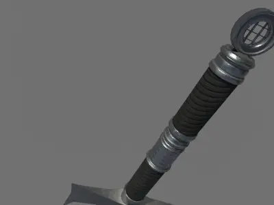 Low Poly Sword - Game Ready asset Low-poly 3D model