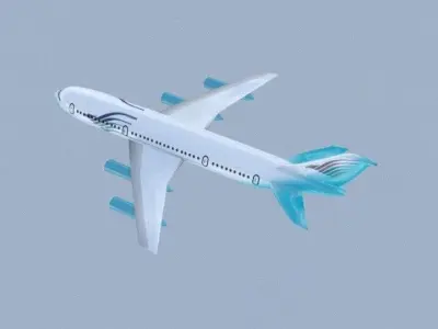 Passenger Airbus VY-0105 3D model