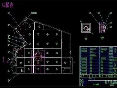 PF-1214 IMPACT CRUSHER COMPLETE DRAWING 3D model