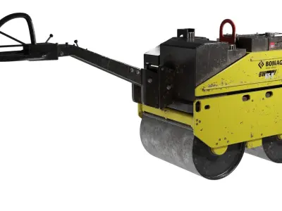Vibrating Roller Bomag BW 65H 3D model