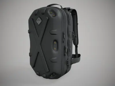 military combat baggage bag 3D model