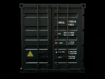 Shipping Container 3D model 3D model