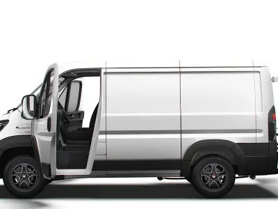 Fiat e Ducato Van L1H1 HQ Interior 2025 3D model