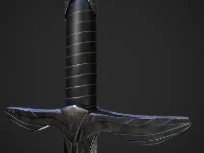 The Sword of Altair  Low-poly 3D model