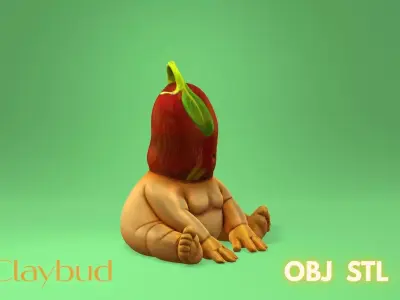 Claybud Golem 3D print model