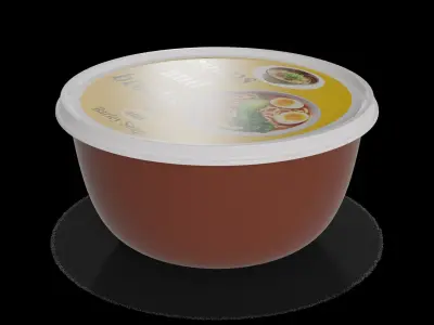 Soups and broths Beef and Barley Soup 3D model