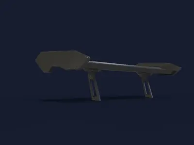 Spoiler carbon auto  3D model