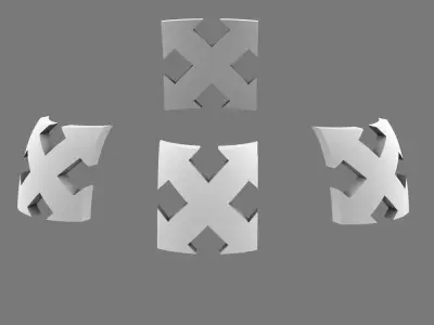 Space Knights Assault Squad Symbols Type A 3D print model