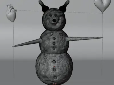 SNOWMAN 3D model purchase