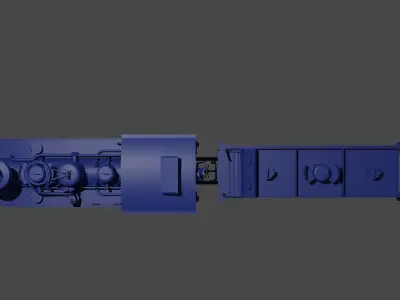 Steam Locomotive 3D model purchase