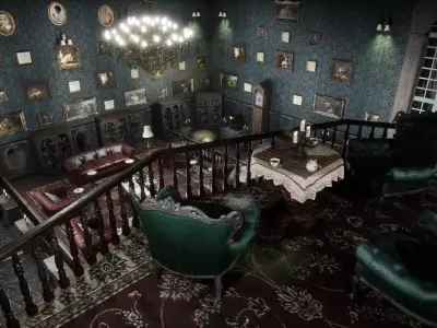 Ravenwood Manor  A Complete Gothic Victorian Mansion Experience 3D model